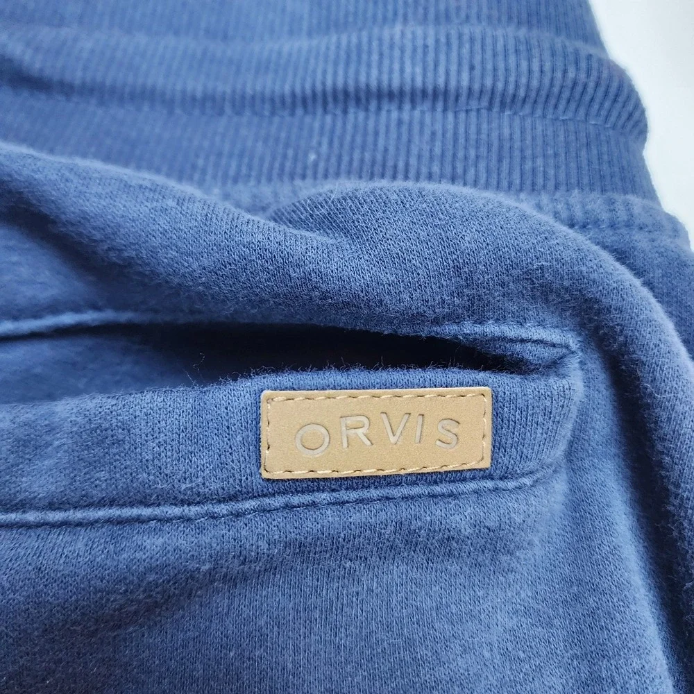 Orvis Sweatpants Mens XL Navy Blue Joggers Classic Collection Lounge Pants